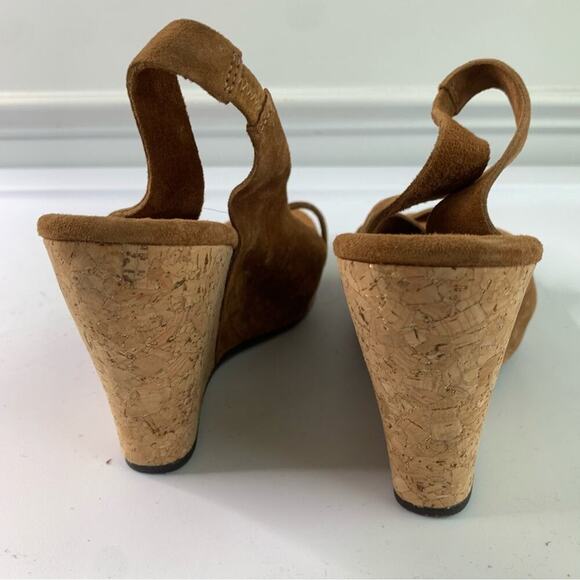 Ugg hazel suede sling back‎ wedge sandals size 9 - Picture 6 of 7